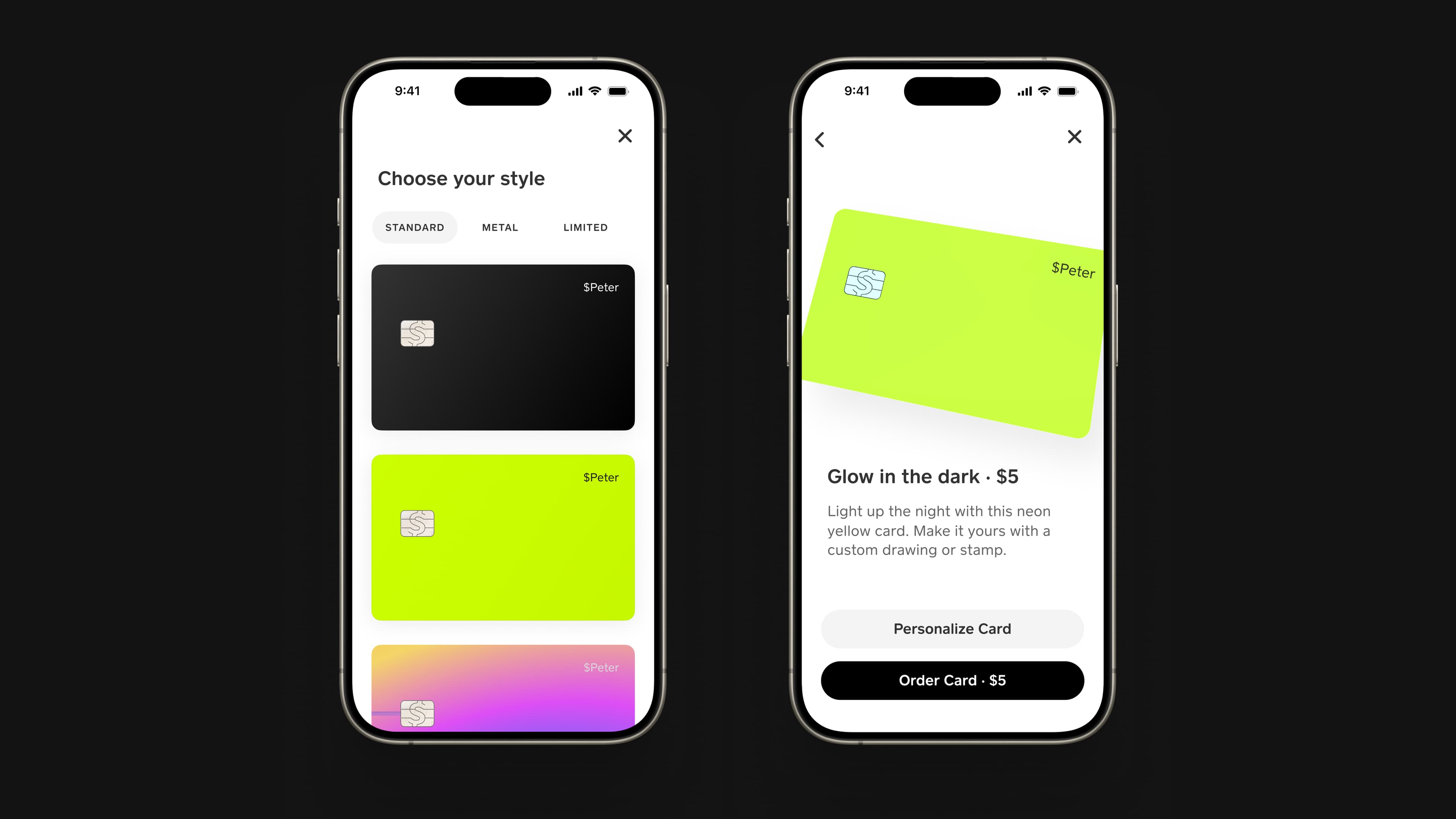 Cash App – Card Studio